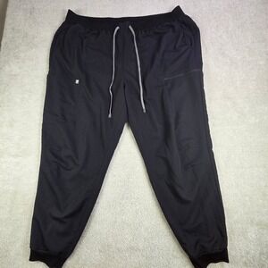 Fabletics Women's On Call Scrub Joggers Black Size 3XL Cargo Medical Vet Tech